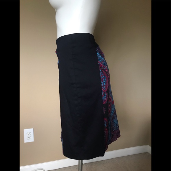 Coldwater Creek Paisley Multicolored Skirt - Picture 2 of 6